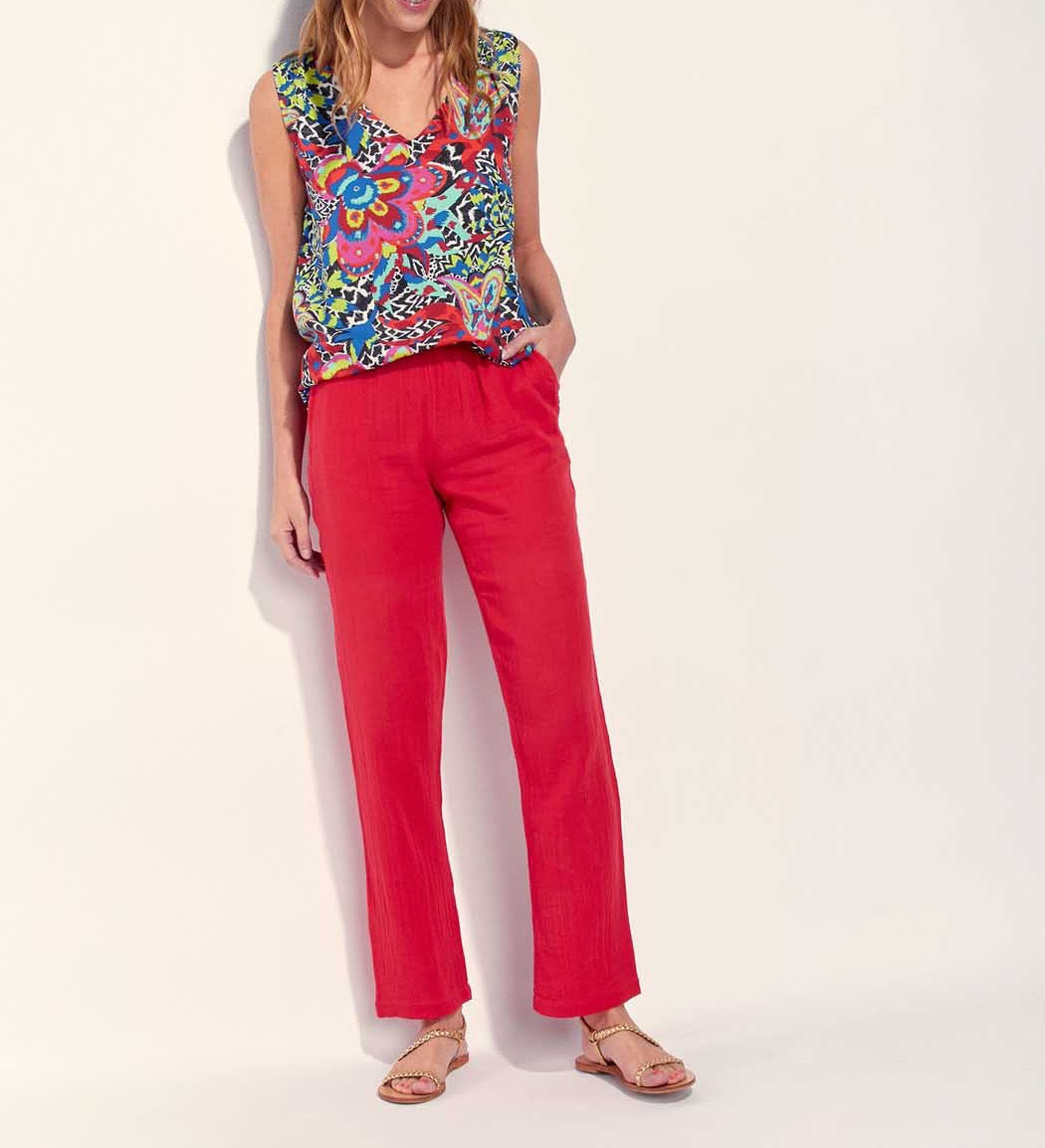 Pantalon léger uni VIJAY