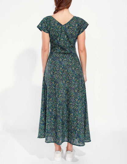 Robe longue fleuri