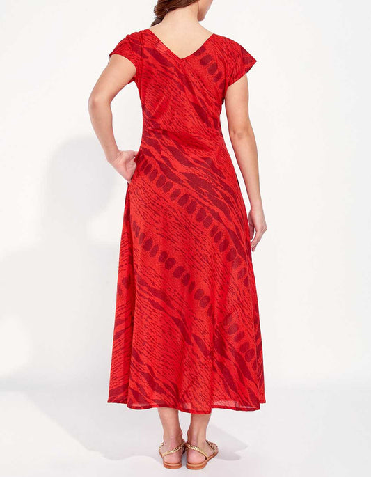 Robe longue fleuri