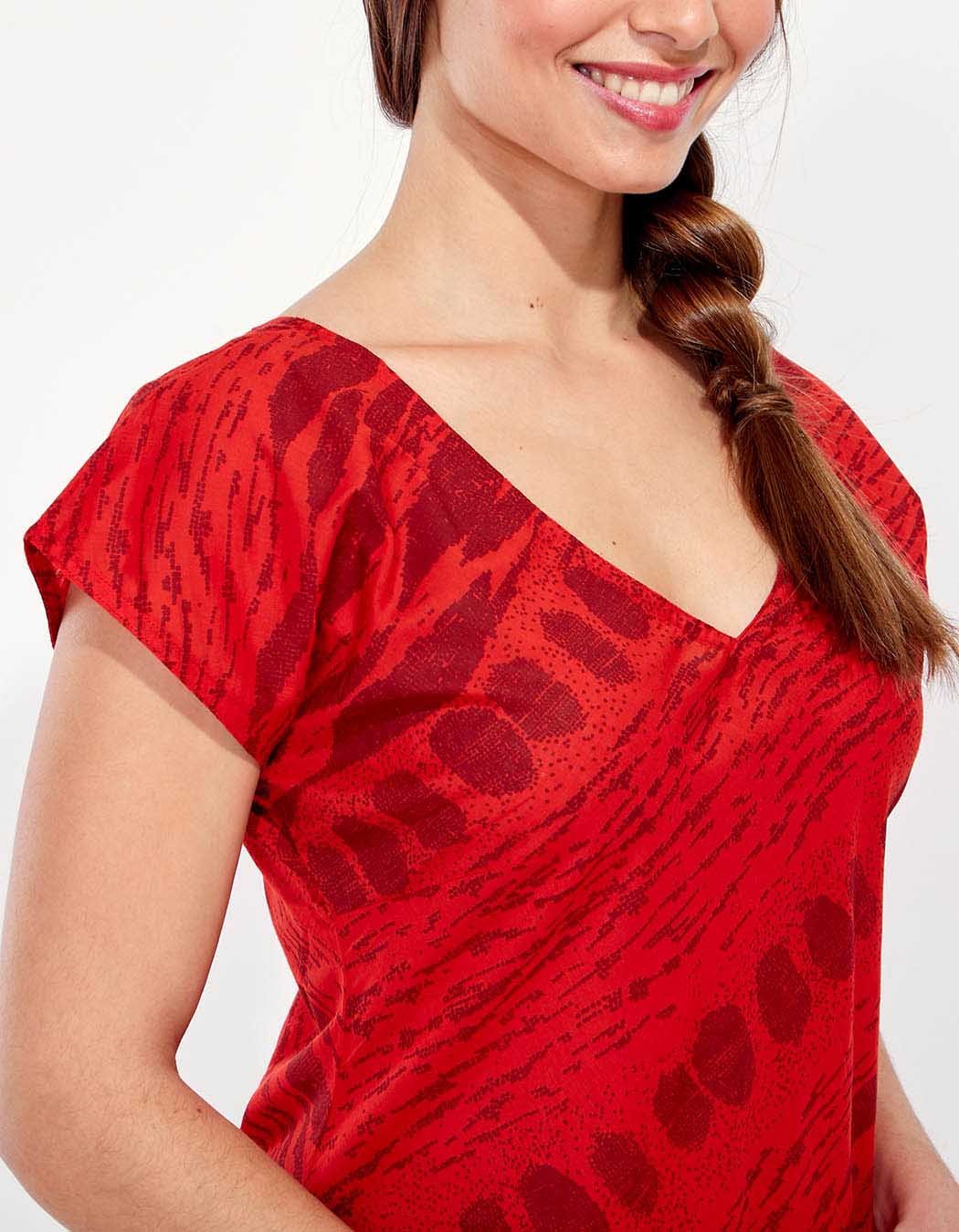 Robe longue fleuri