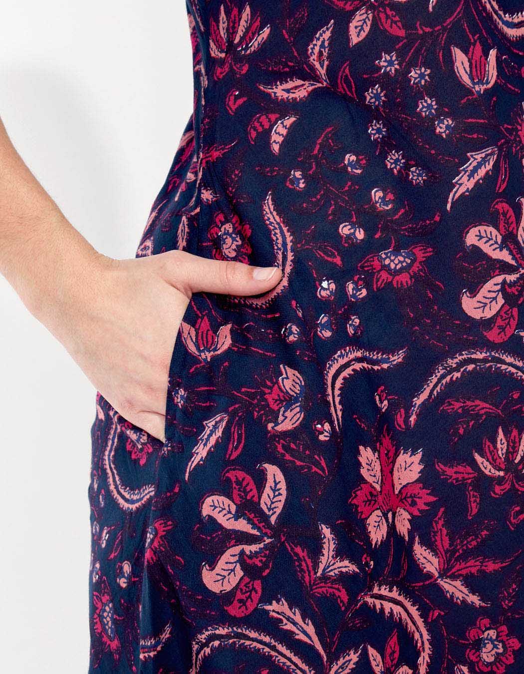 Robe longue fleuri
