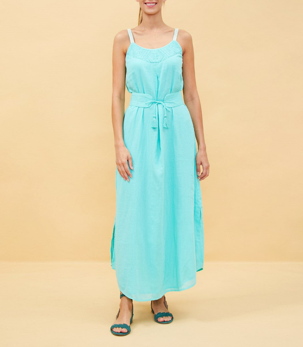 Robe longue gaze de coton Baradi
