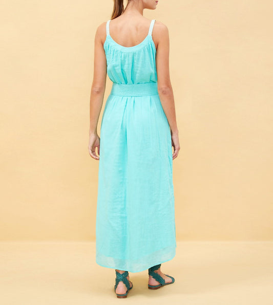 Robe longue gaze de coton Baradi