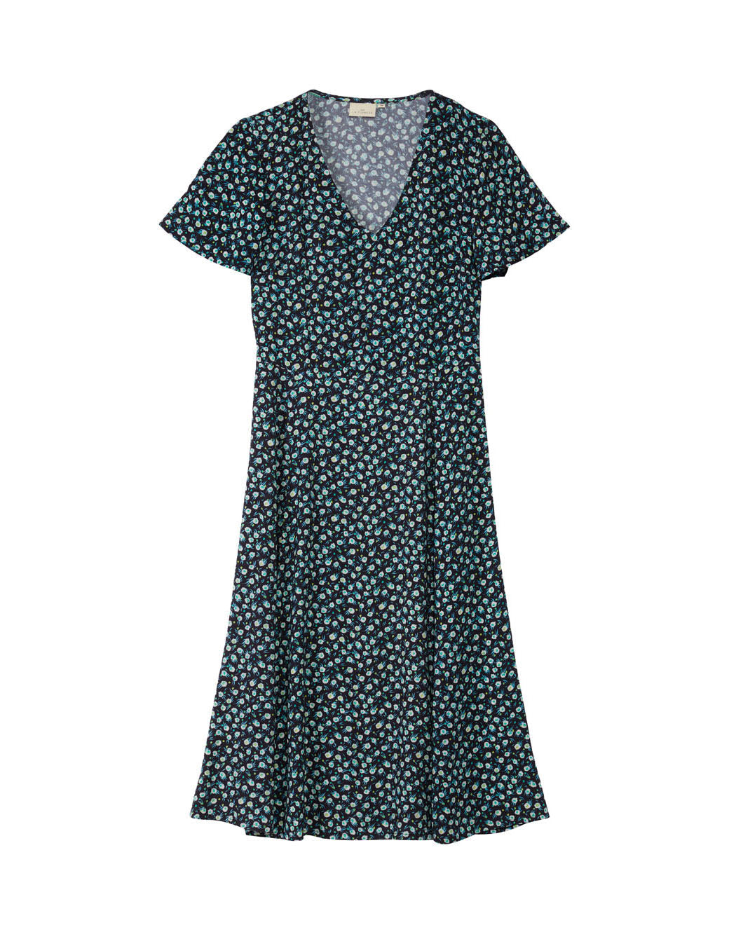 Robe midi fluide imprimée BINTOU