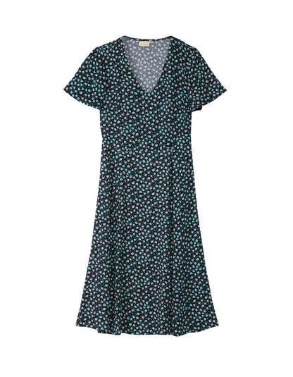 Robe midi fluide imprimée BINTOU