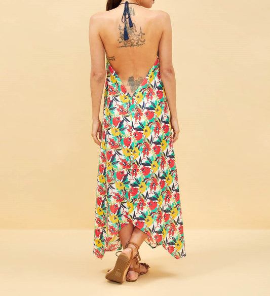 Robe longue voile de coton Dieng