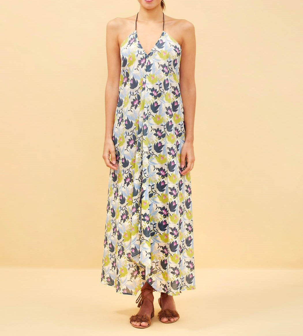 Robe longue voile de coton Dieng