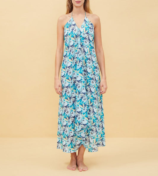 Robe longue voile de coton Dieng