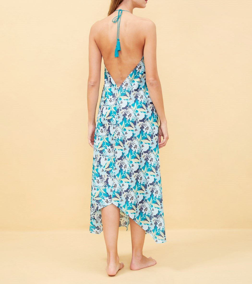 Robe longue voile de coton Dieng