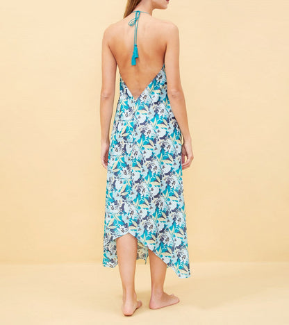 Robe longue voile de coton Dieng