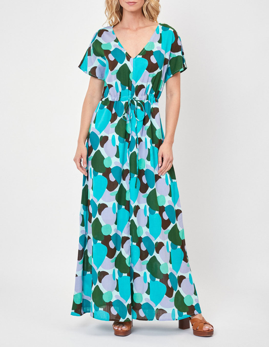 Robe manches papillon coton bio AMAYA