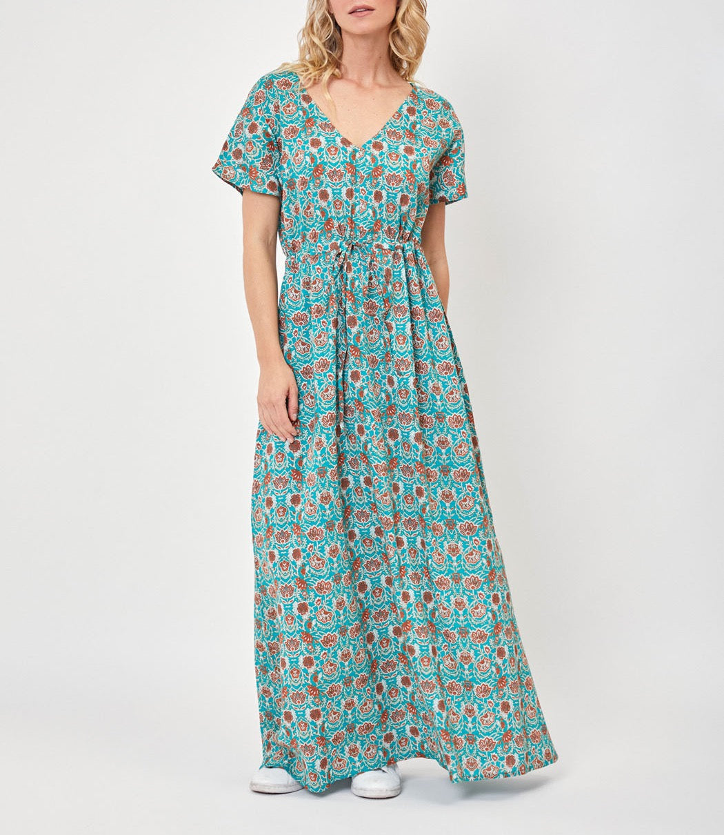 Robe manches papillon coton bio AMAYA
