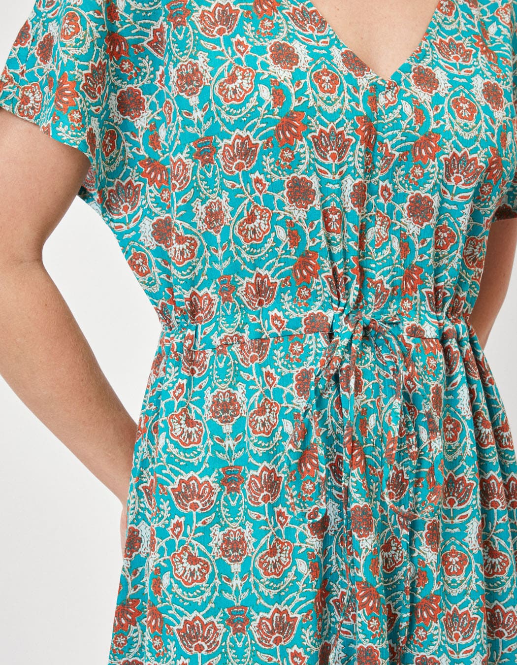 Robe manches papillon coton bio AMAYA
