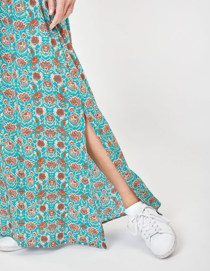 Robe manches papillon coton bio AMAYA