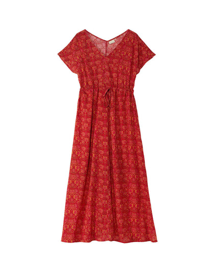 Robe manches papillon coton bio AMAYA