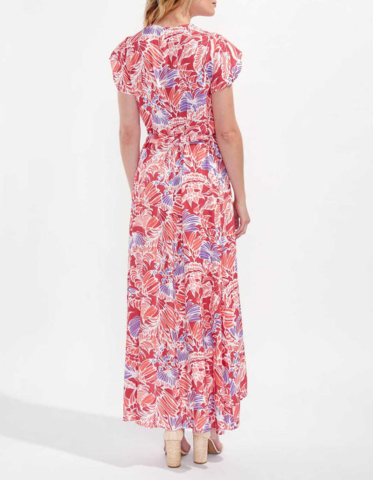 Robe longue cache-cœur ELEZA