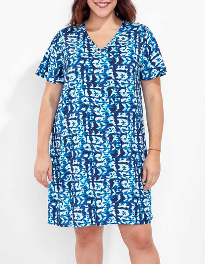 Robe imprimée droite GANDARIA
