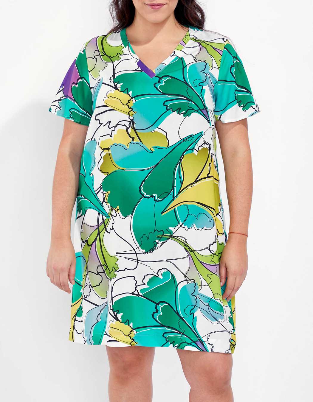 Robe imprimée droite GANDARIA