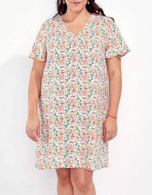 Robe imprimée droite GANDARIA