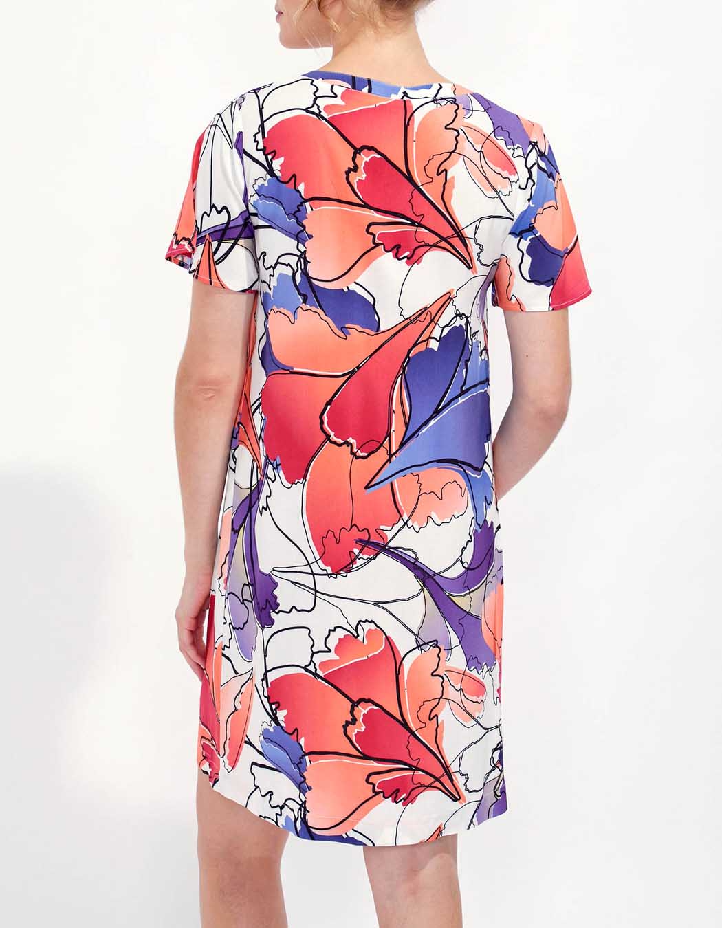 Robe imprimée droite GANDARIA