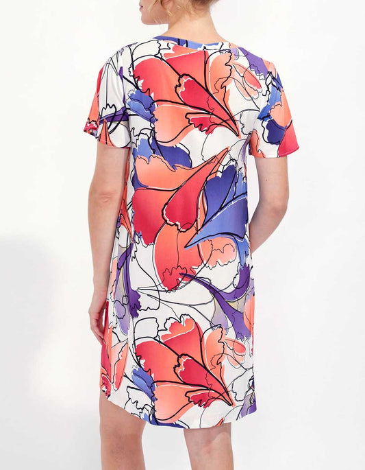 Robe imprimée droite GANDARIA
