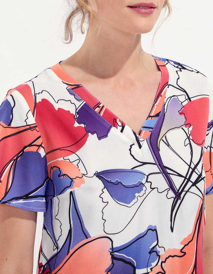 Robe imprimée droite GANDARIA