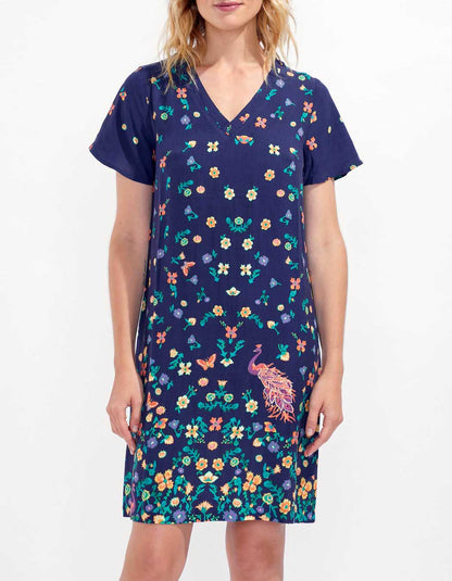 Robe imprimée droite GANDARIA
