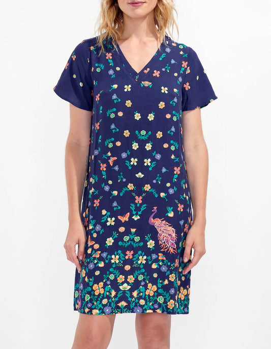 Robe imprimée droite GANDARIA