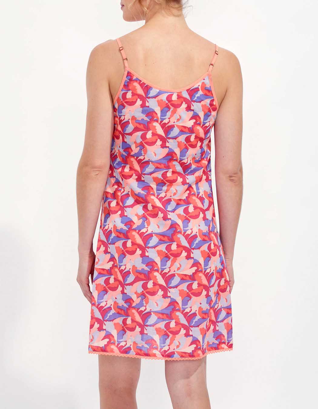 Robe imprimée fines bretelles IONA