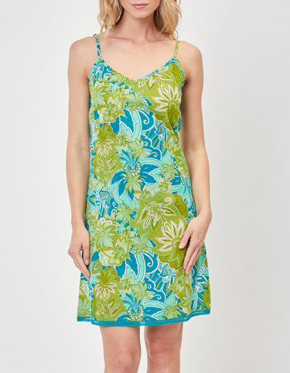Robe coton bio fines bretelles IONA
