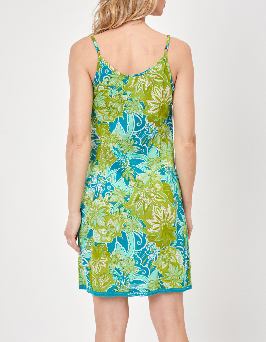 Robe coton bio fines bretelles IONA
