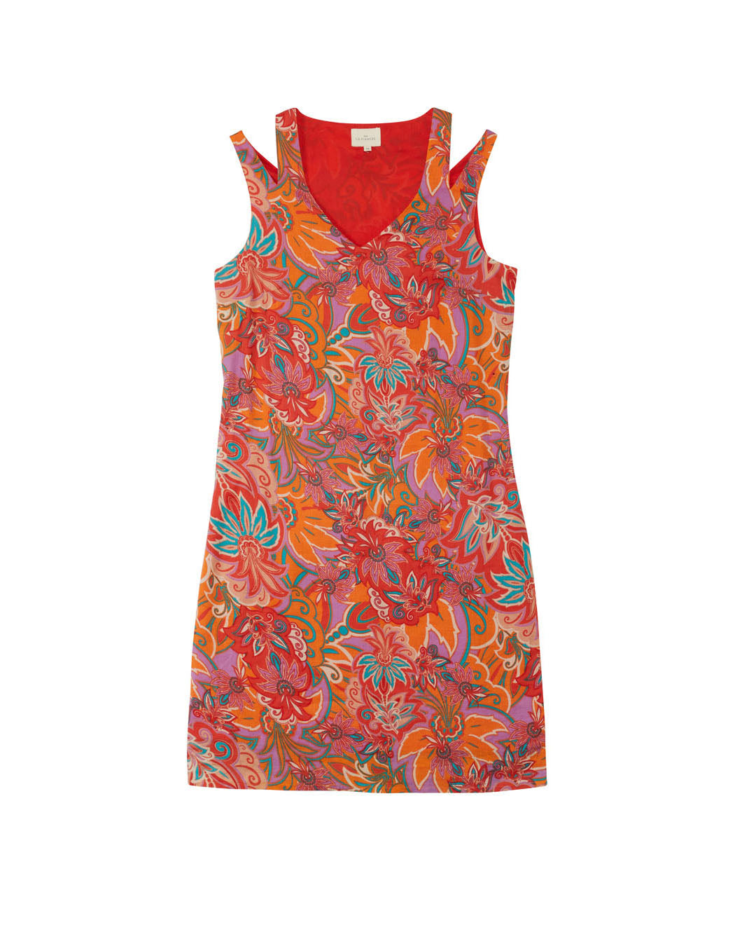 Robe bretelles fantaisie coton bio JUDITH