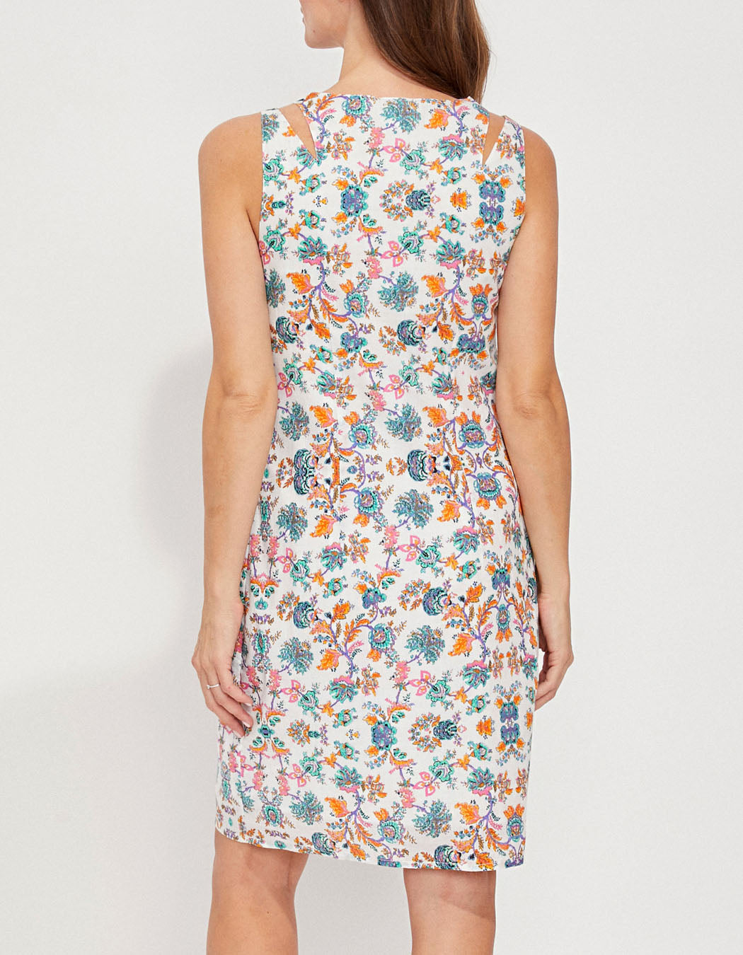 Robe bretelles fantaisie coton bio JUDITH