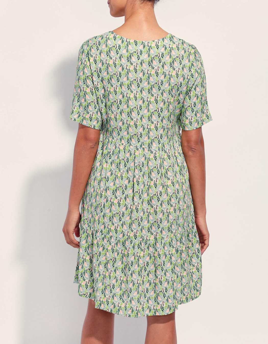 Robe imprimée ample fluide Ecovero NUSA