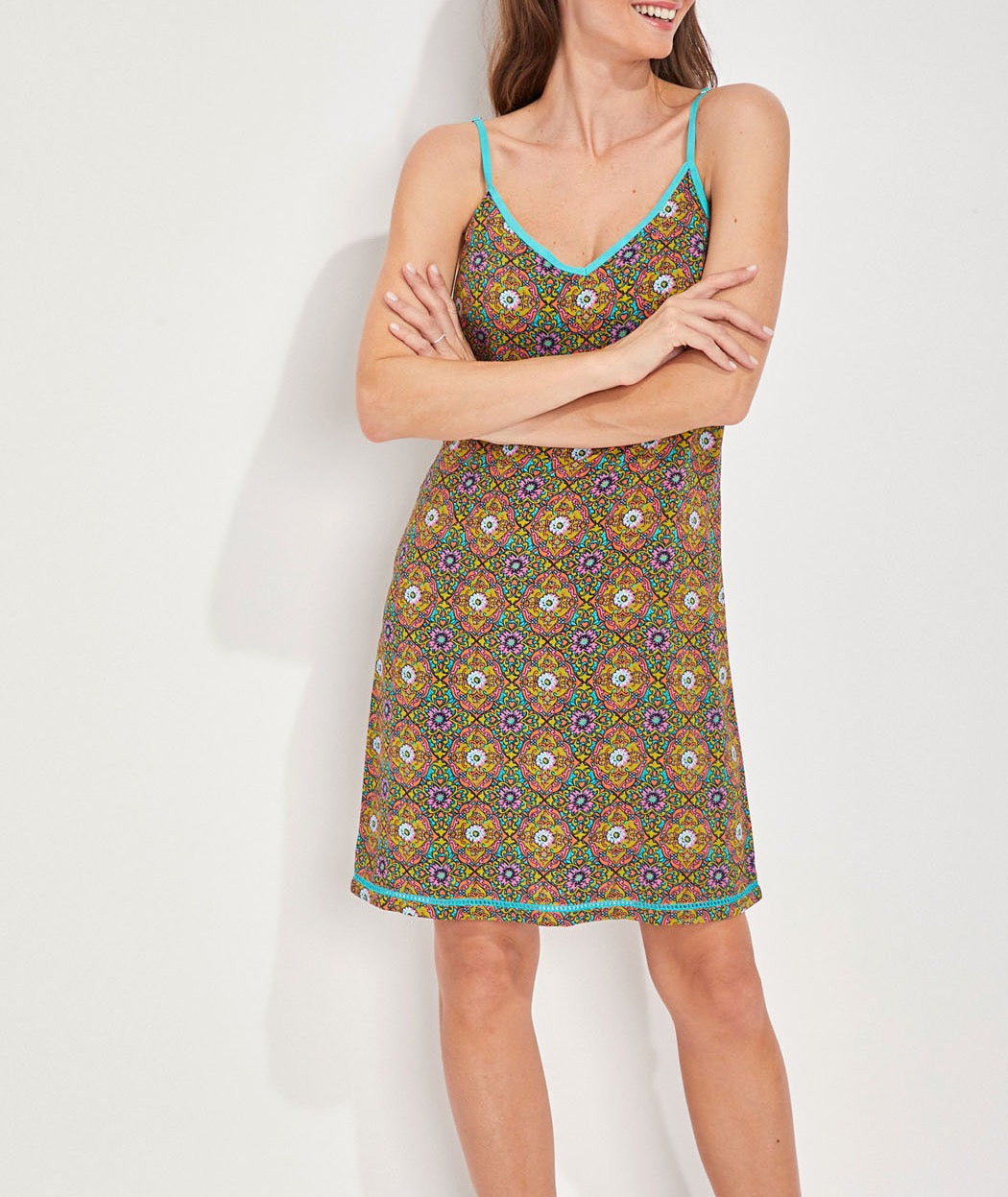 Robe fines bretelles ecovero PRETORIANE