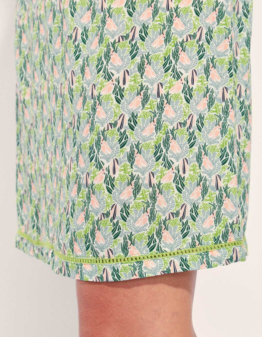 Robe imprimée fines bretelles Ecovero PRETORIANE