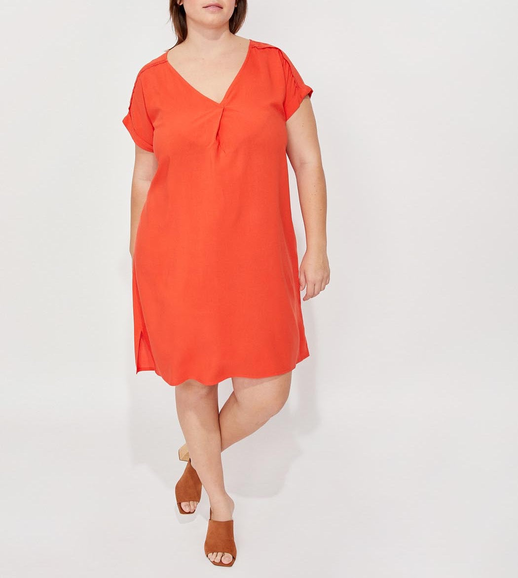 Robe évasée fluide ecovero TATOUINE