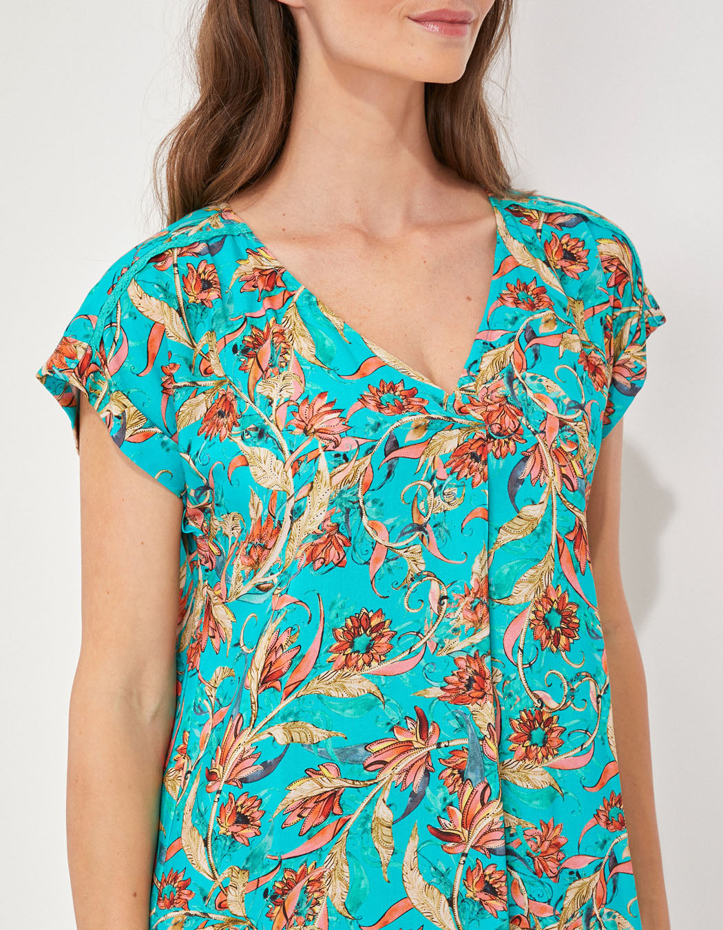 Robe évasée fluide ecovero TATOUINE