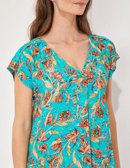Robe évasée fluide ecovero TATOUINE