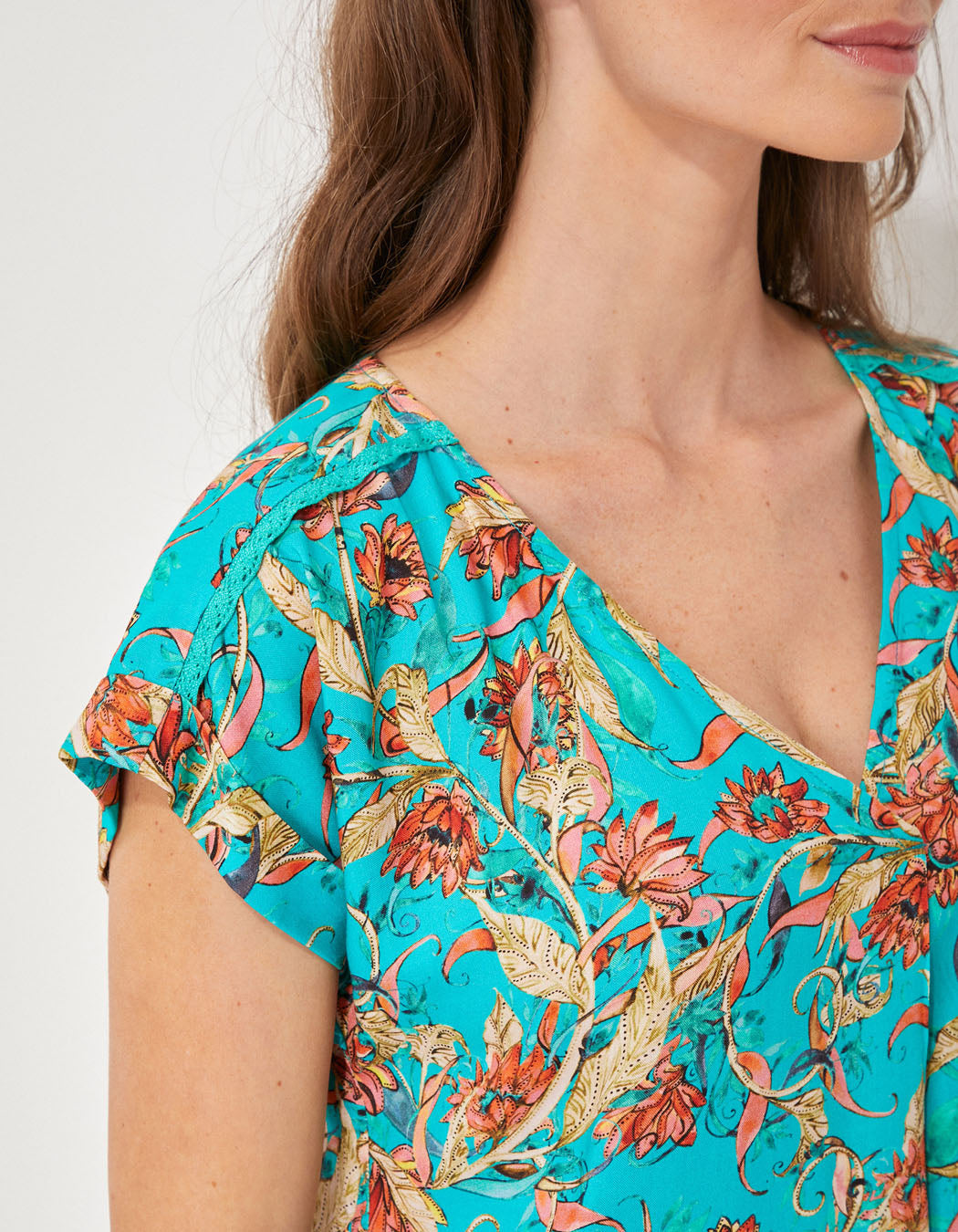 Robe évasée fluide ecovero TATOUINE