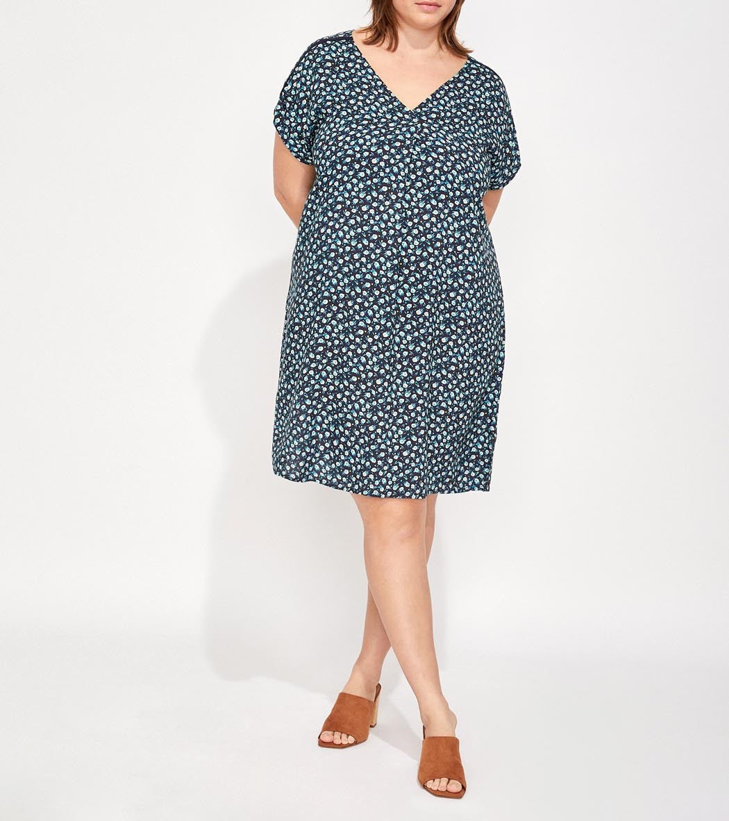 Robe évasée fluide ecovero TATOUINE