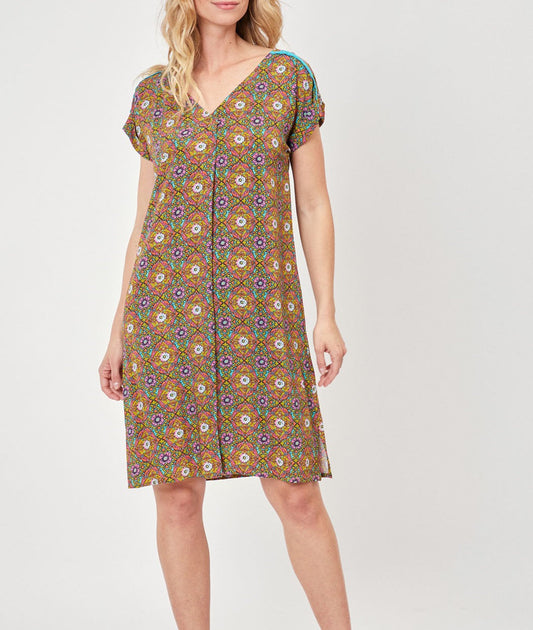 Robe évasée fluide ecovero TATOUINE