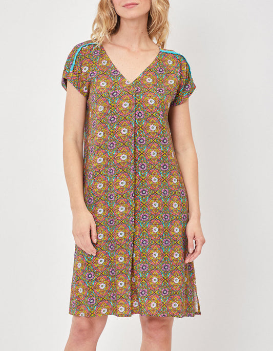 Robe évasée fluide ecovero TATOUINE