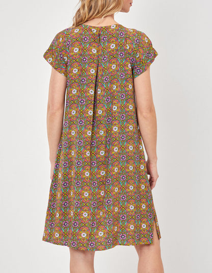 Robe évasée fluide ecovero TATOUINE