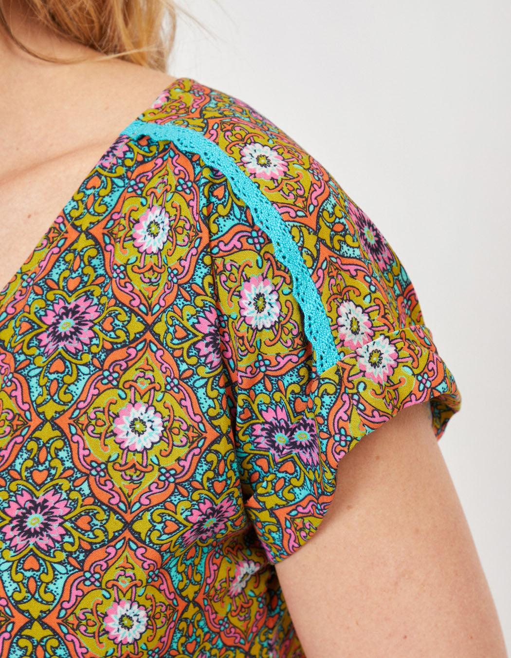 Robe évasée fluide ecovero TATOUINE
