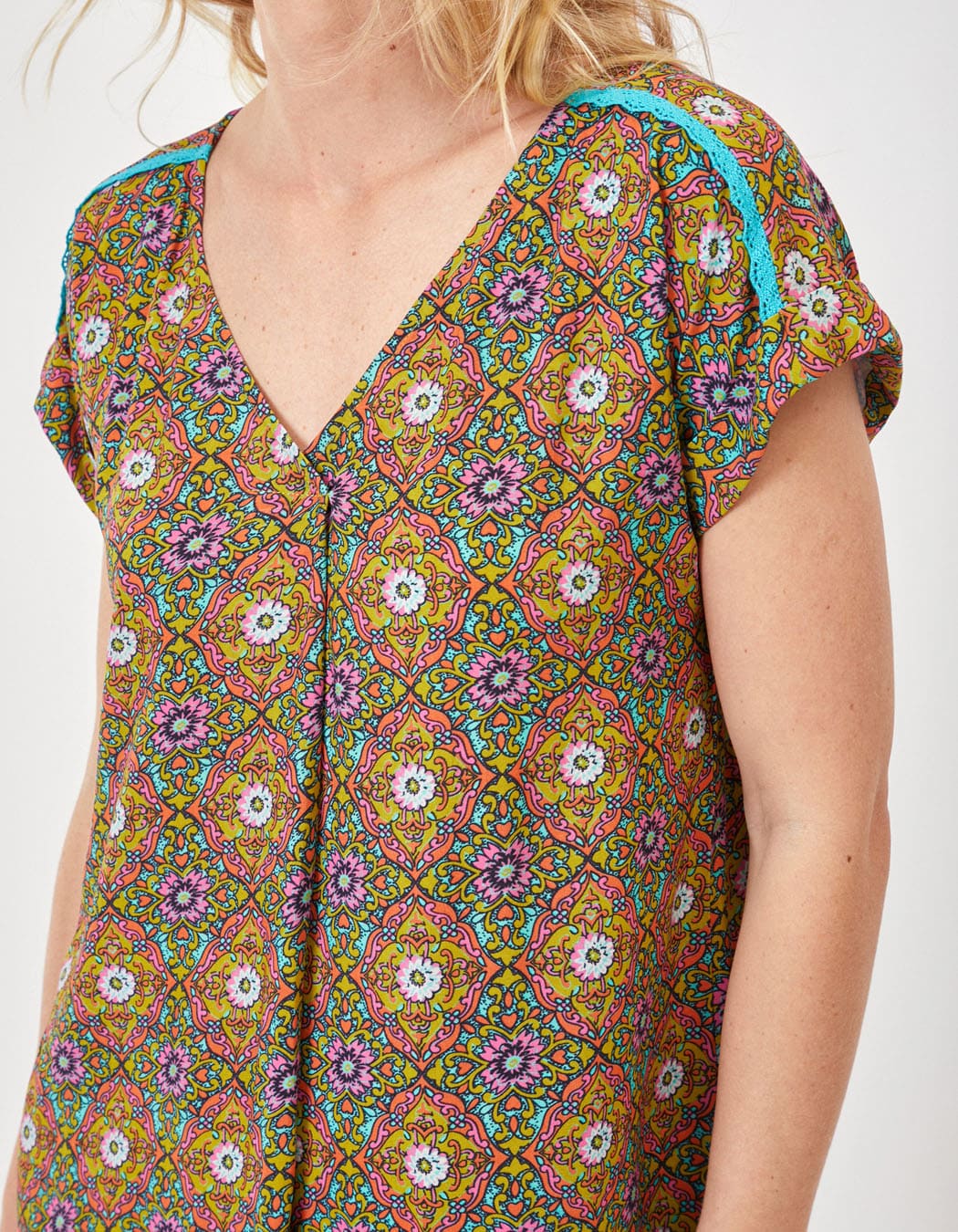 Robe évasée fluide ecovero TATOUINE