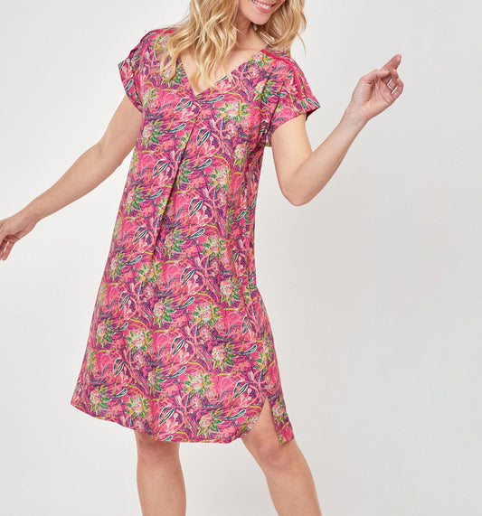 Robe évasée fluide ecovero TATOUINE