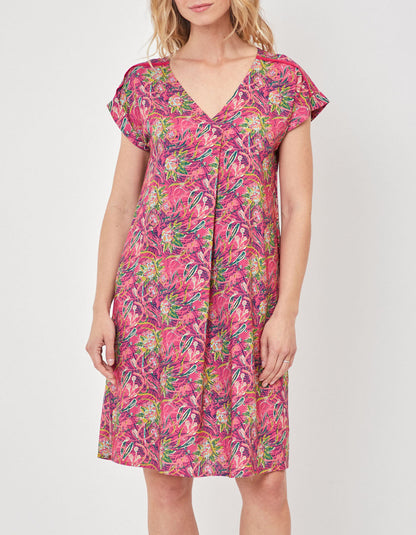 Robe évasée fluide ecovero TATOUINE