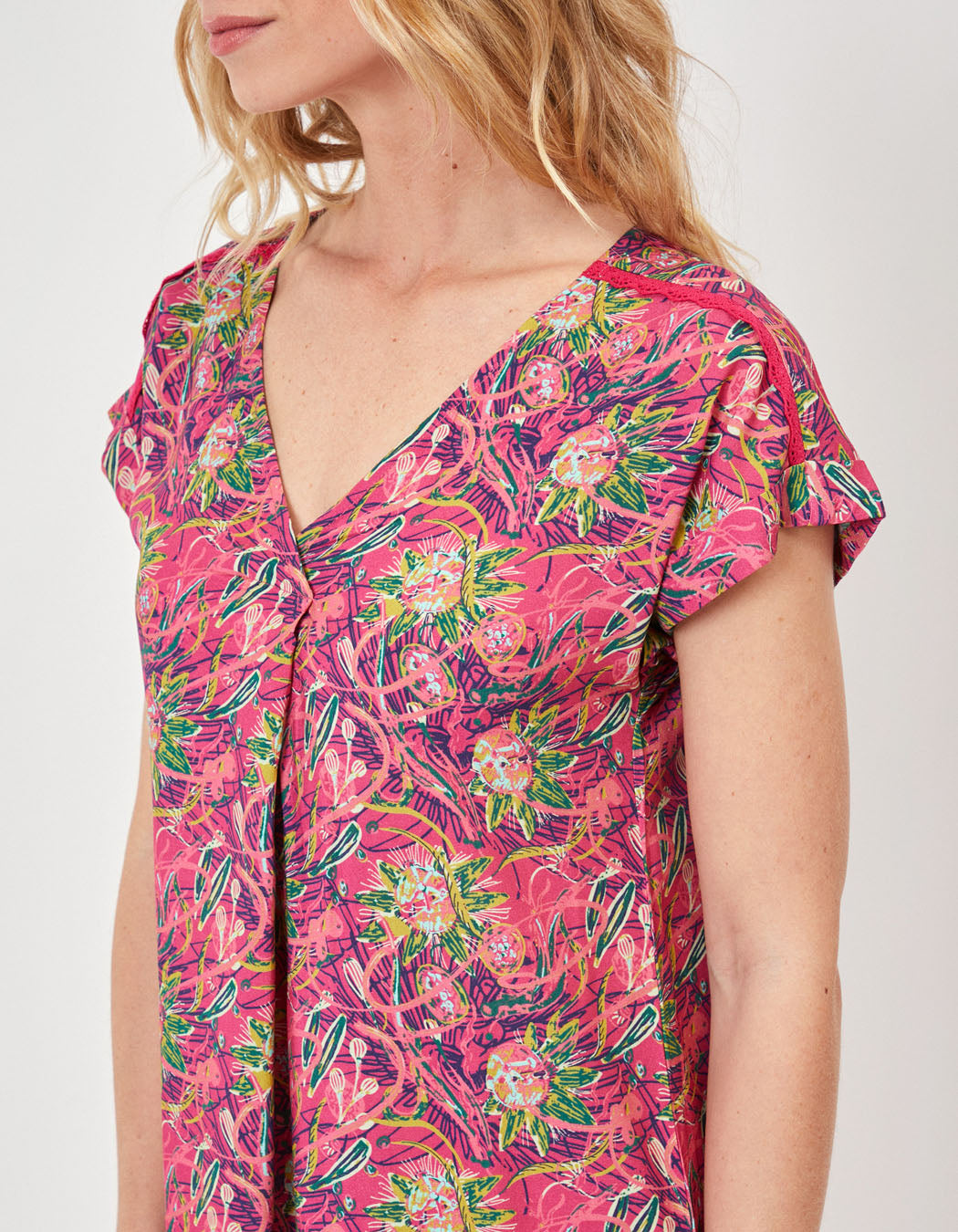 Robe évasée fluide ecovero TATOUINE
