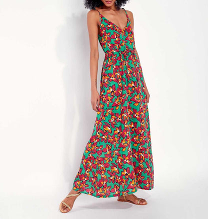 Robe longue gaze de coton WINIT